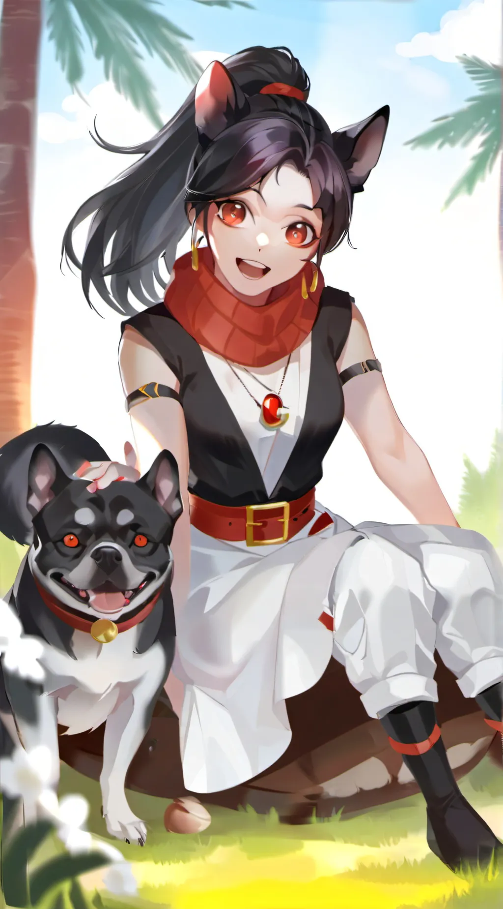 ai character: 🌸 Lily 💕 background