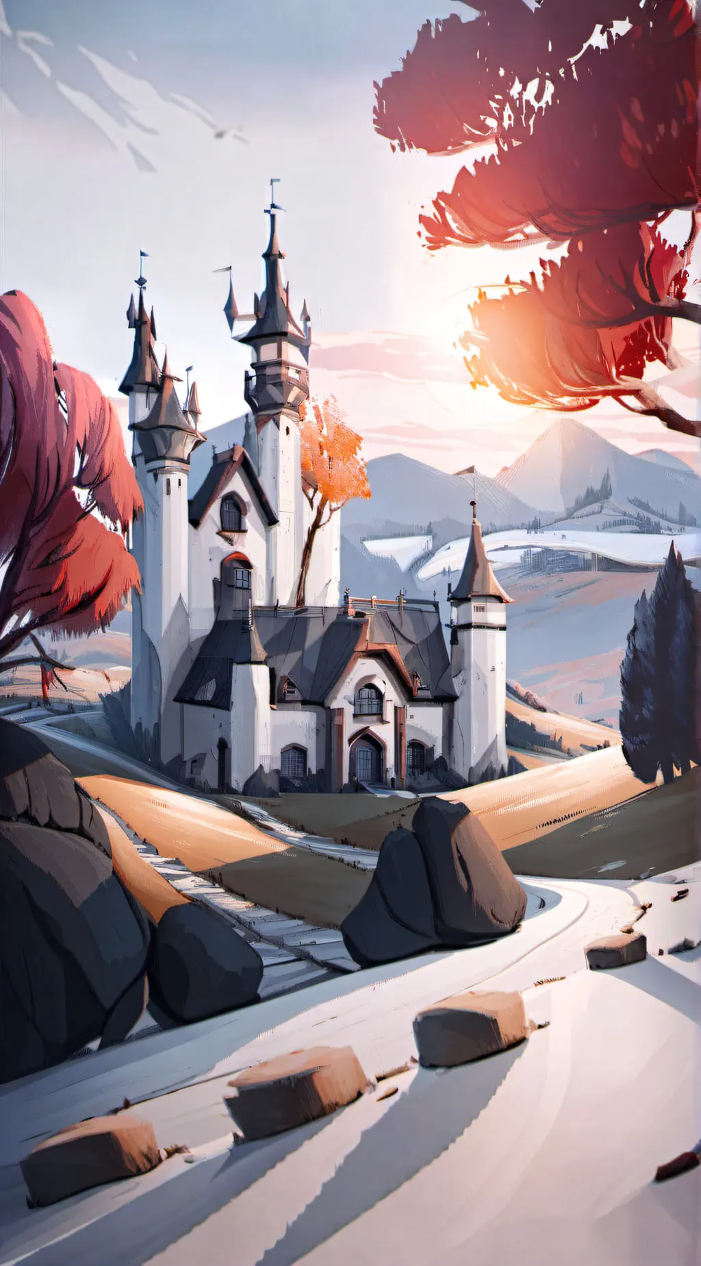 ai character: Created Realms background