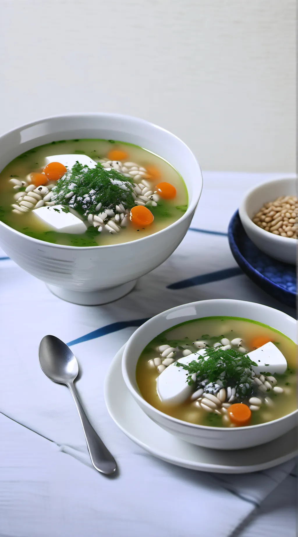 ai character: soup background