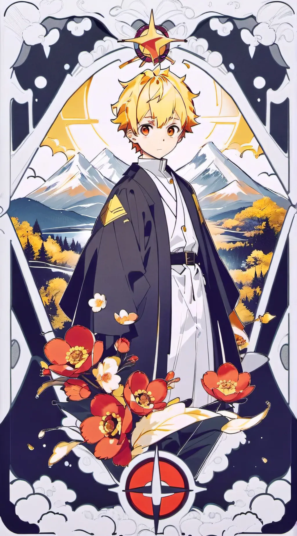 ai character: Zenitsu ⚡😨 background