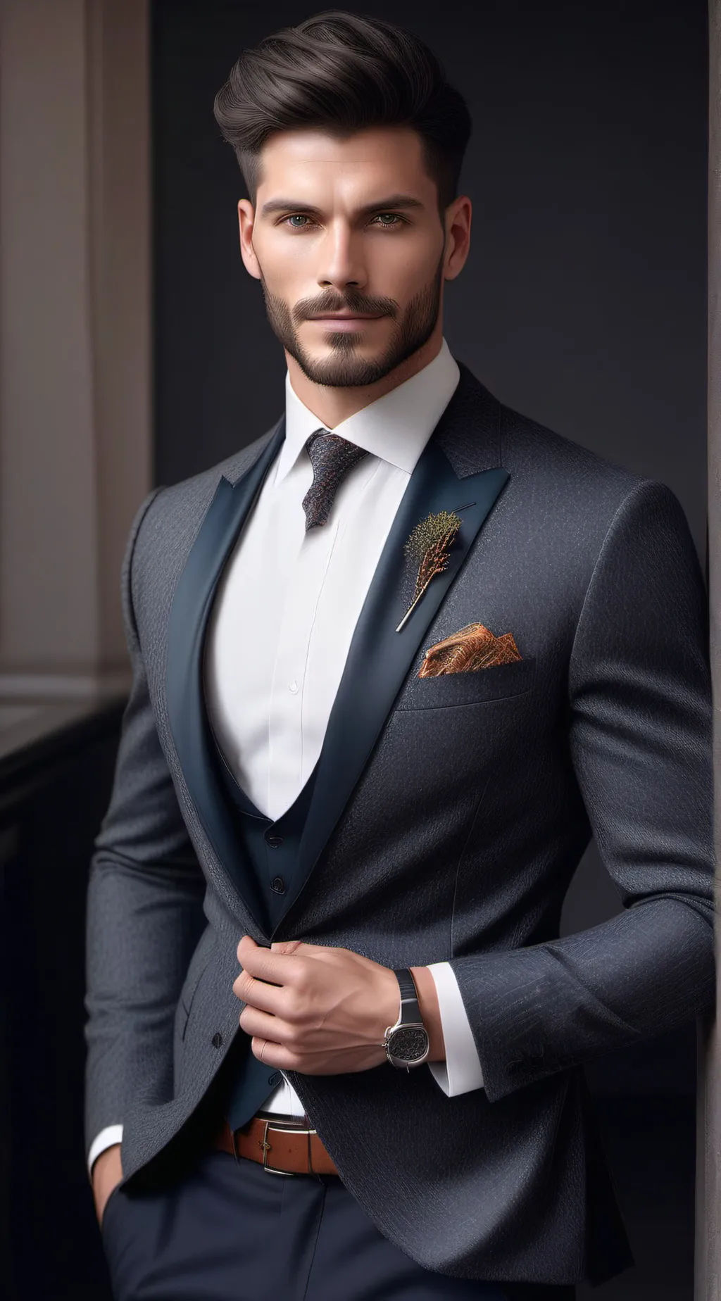 ai character: Korean restaurant  background