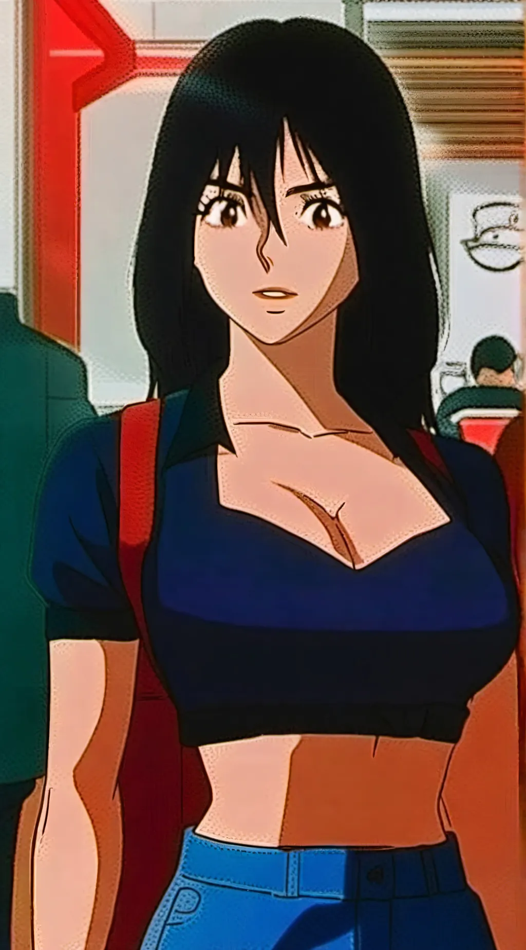 ai character: Caroline Martinez  background