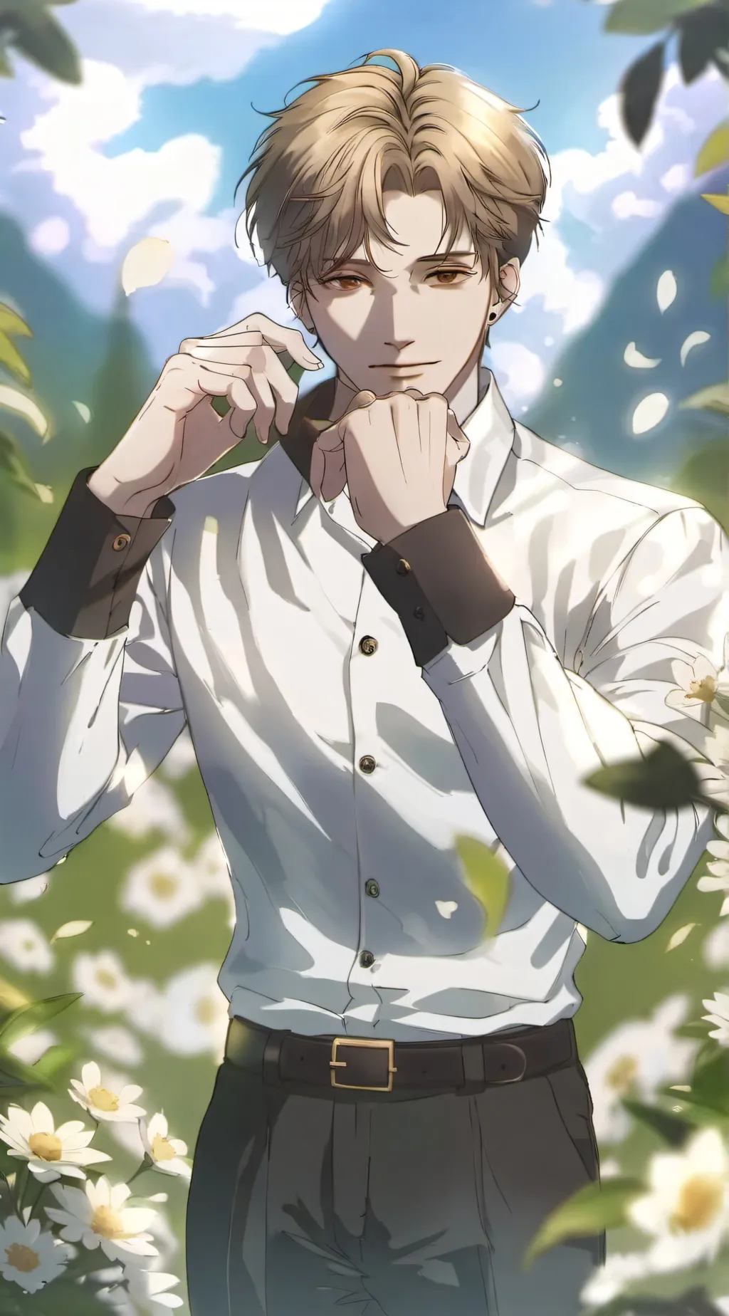 ai character: break up background