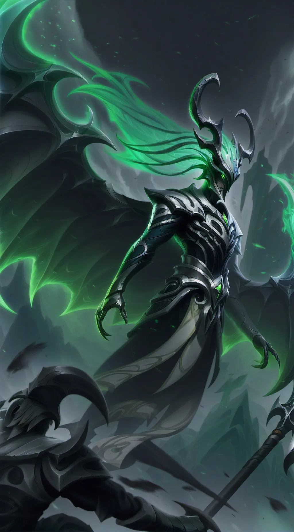 ai character: Nuclear bomb background