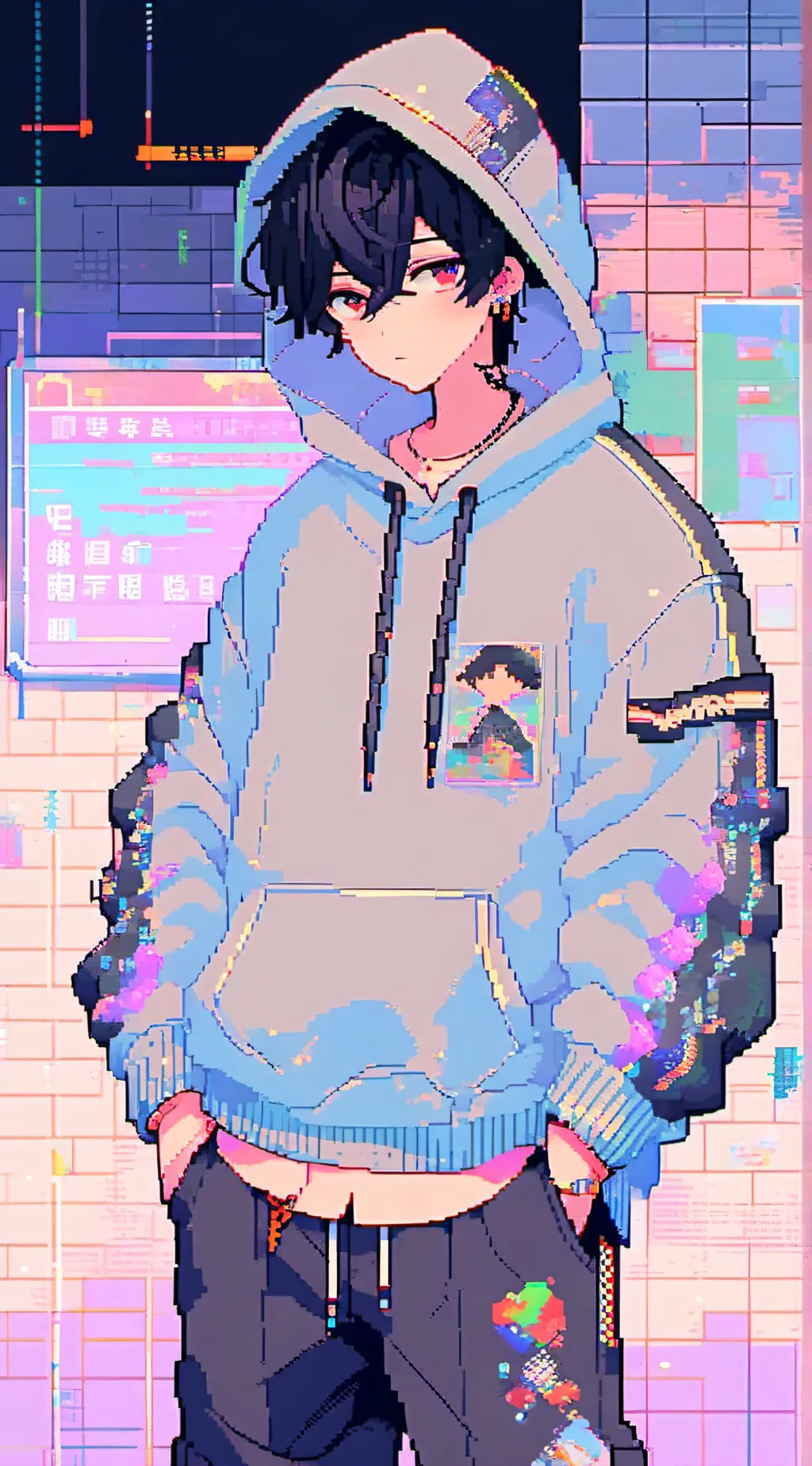 ai character: ash background