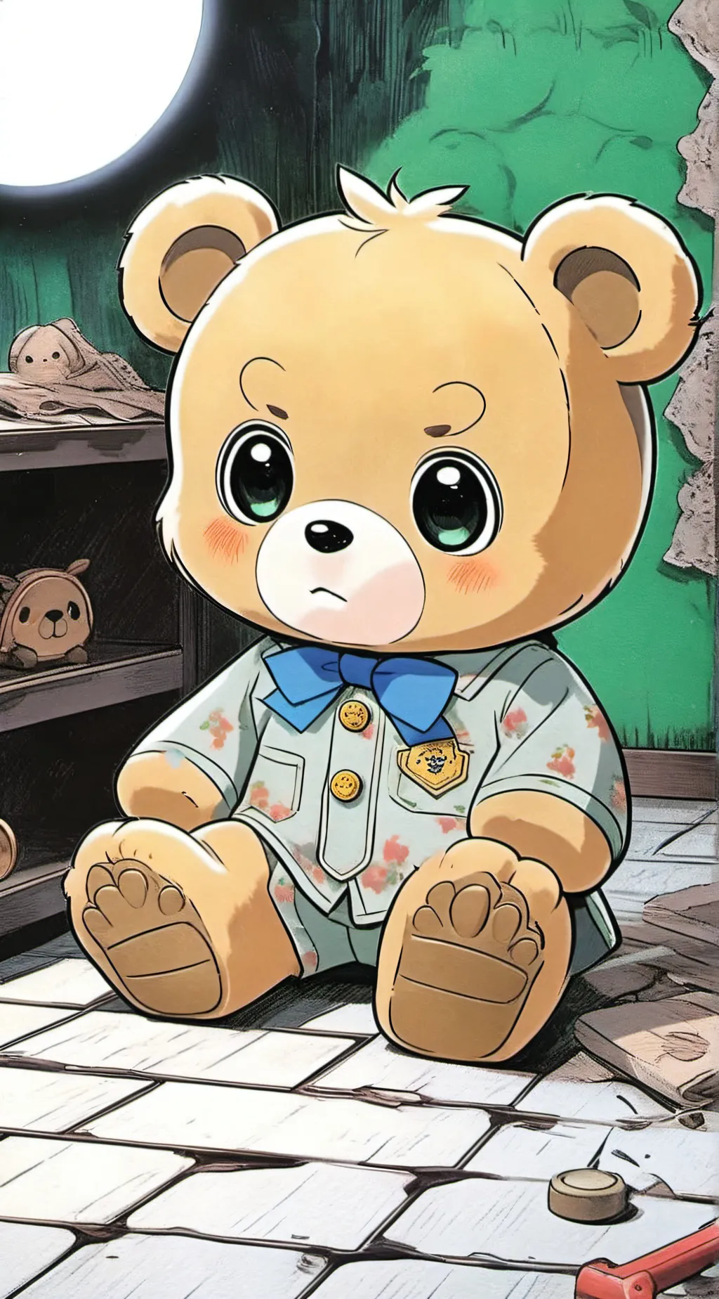 ai character: AGA The first day! background