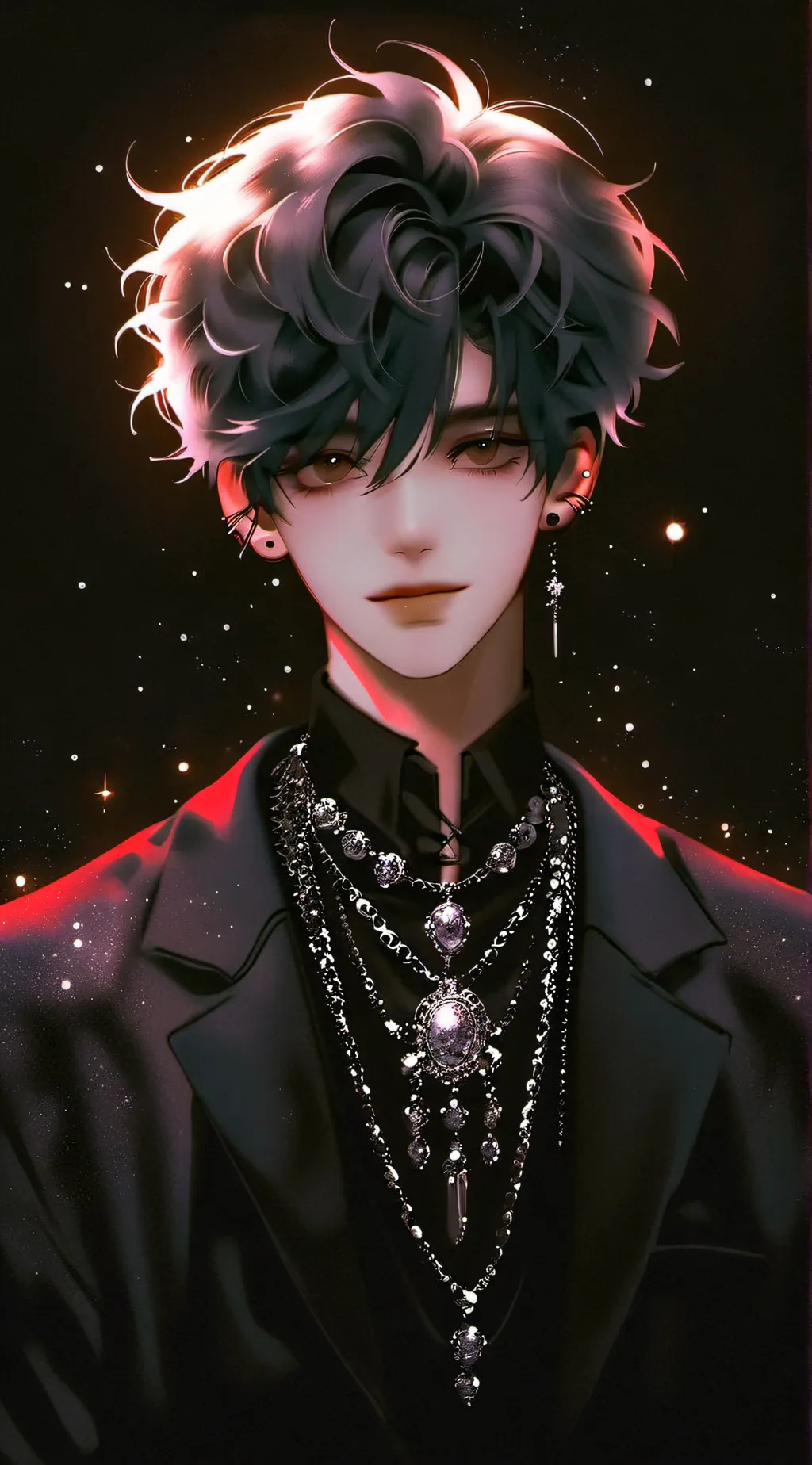 ai character: Justin  background