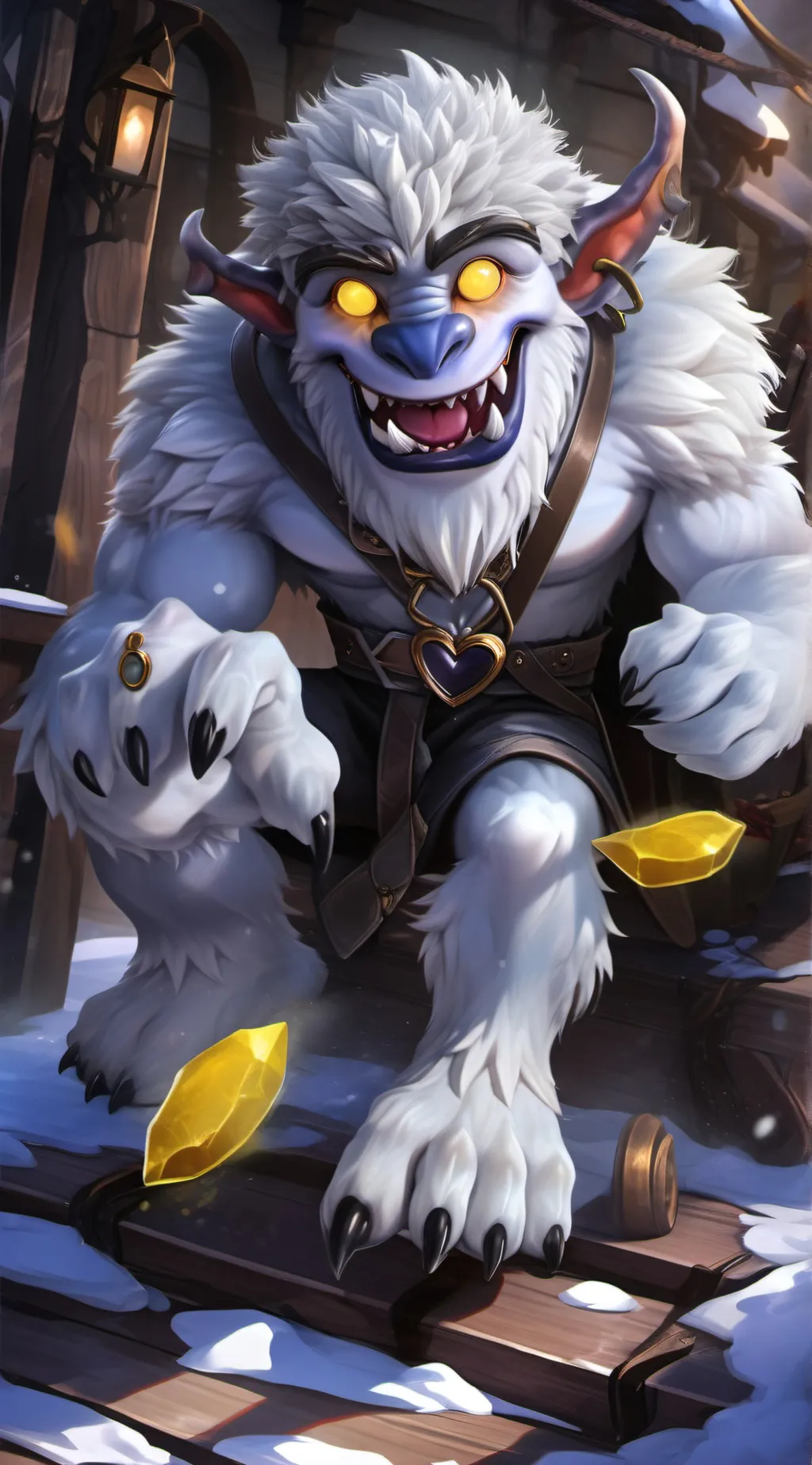 ai character: MSM Plant island background