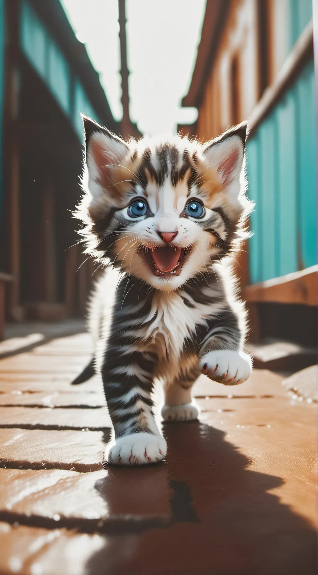 ai character: this little bi- background