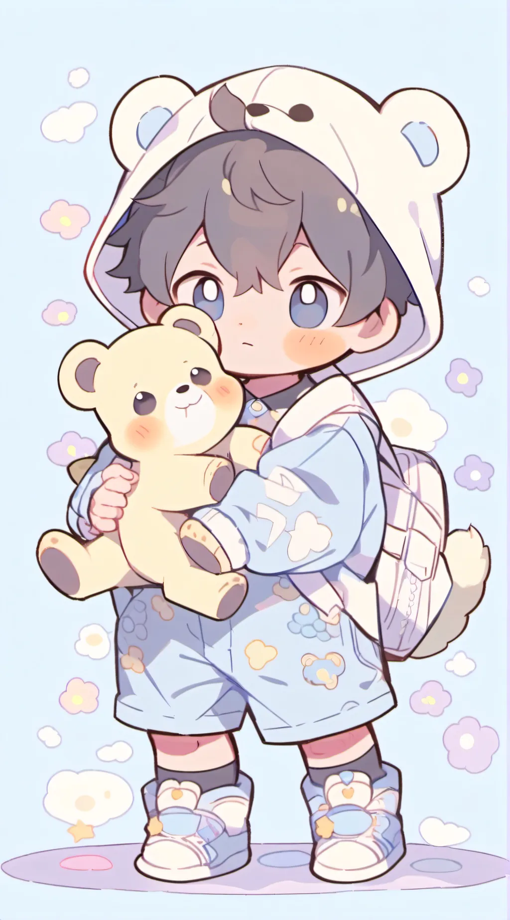 ai character: baby background