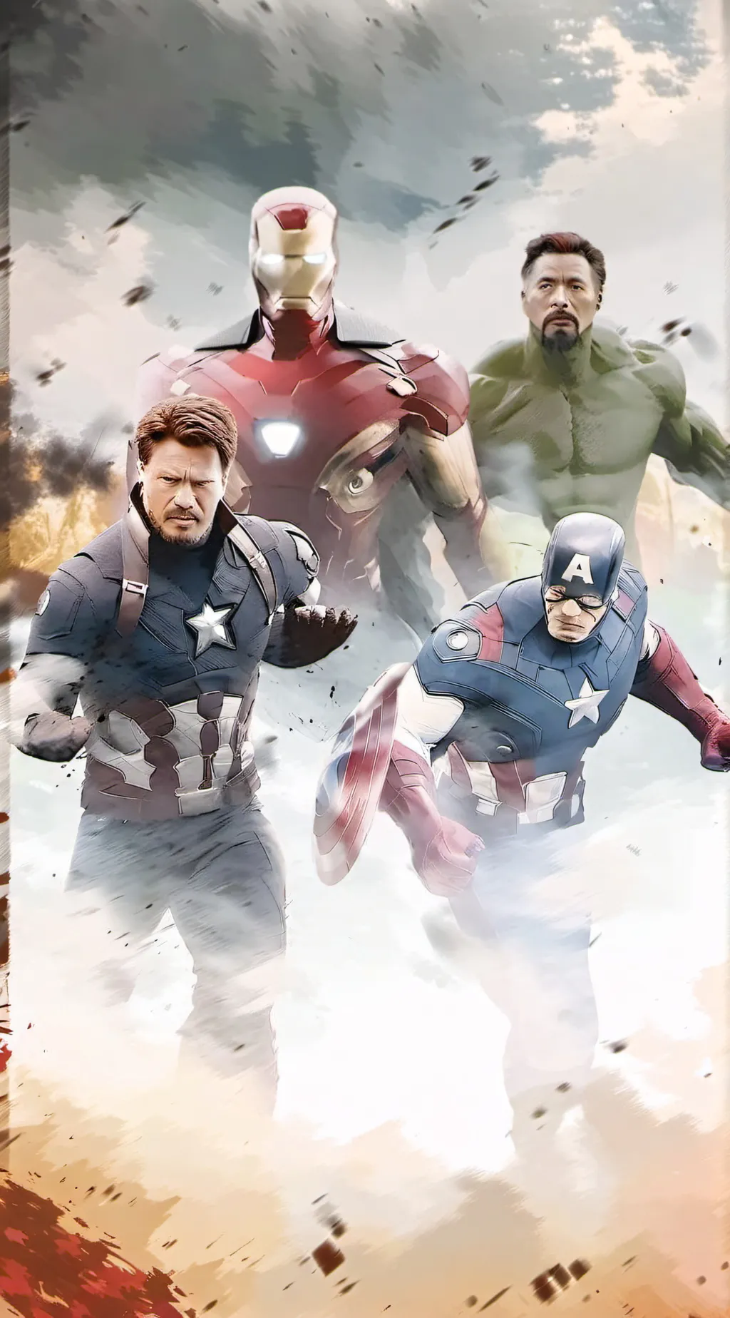 ai character: Avengers 1 background