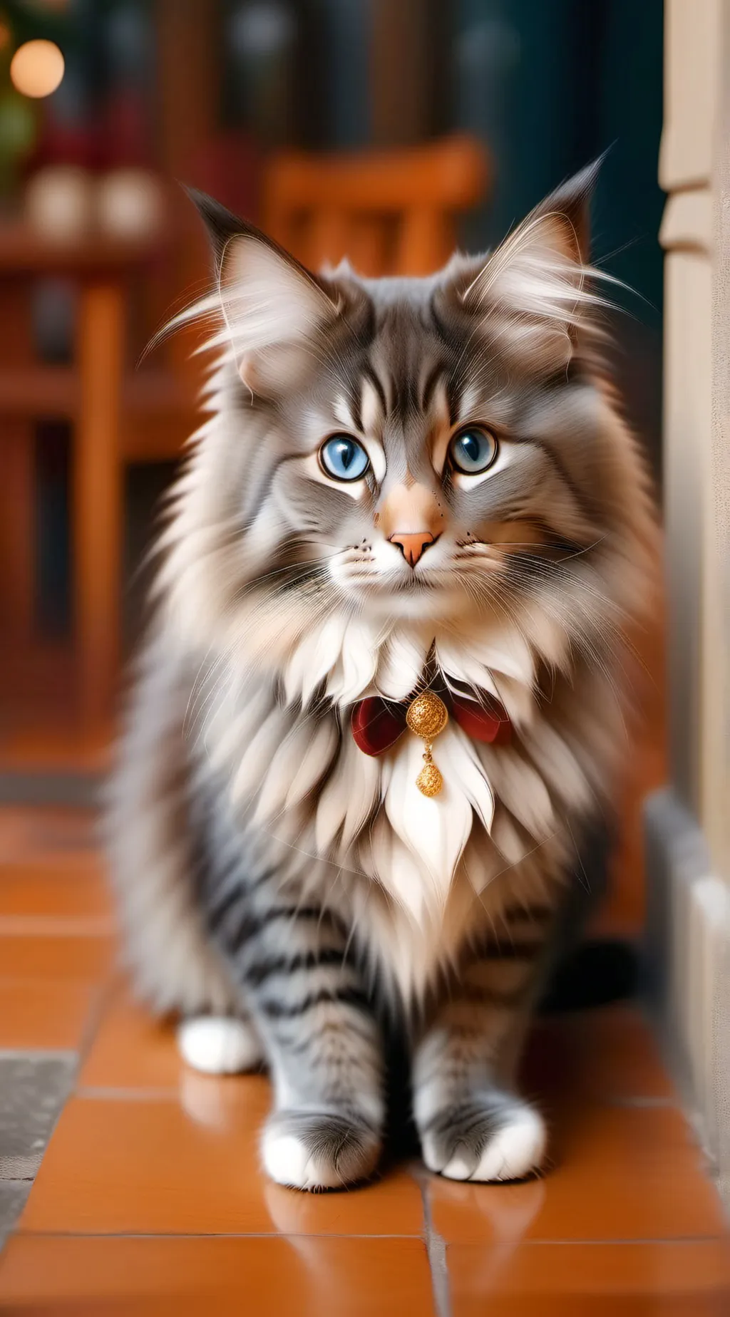 ai character: Fluffy background