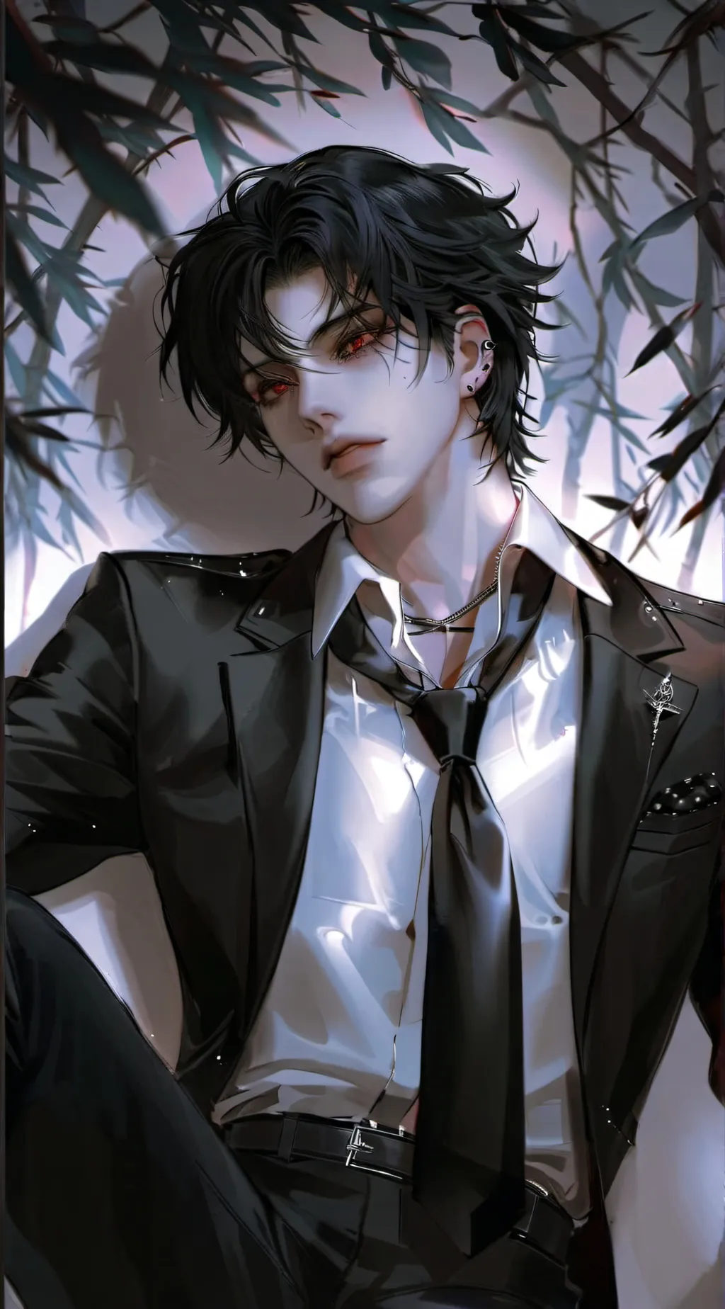 ai character: Myungdae  background