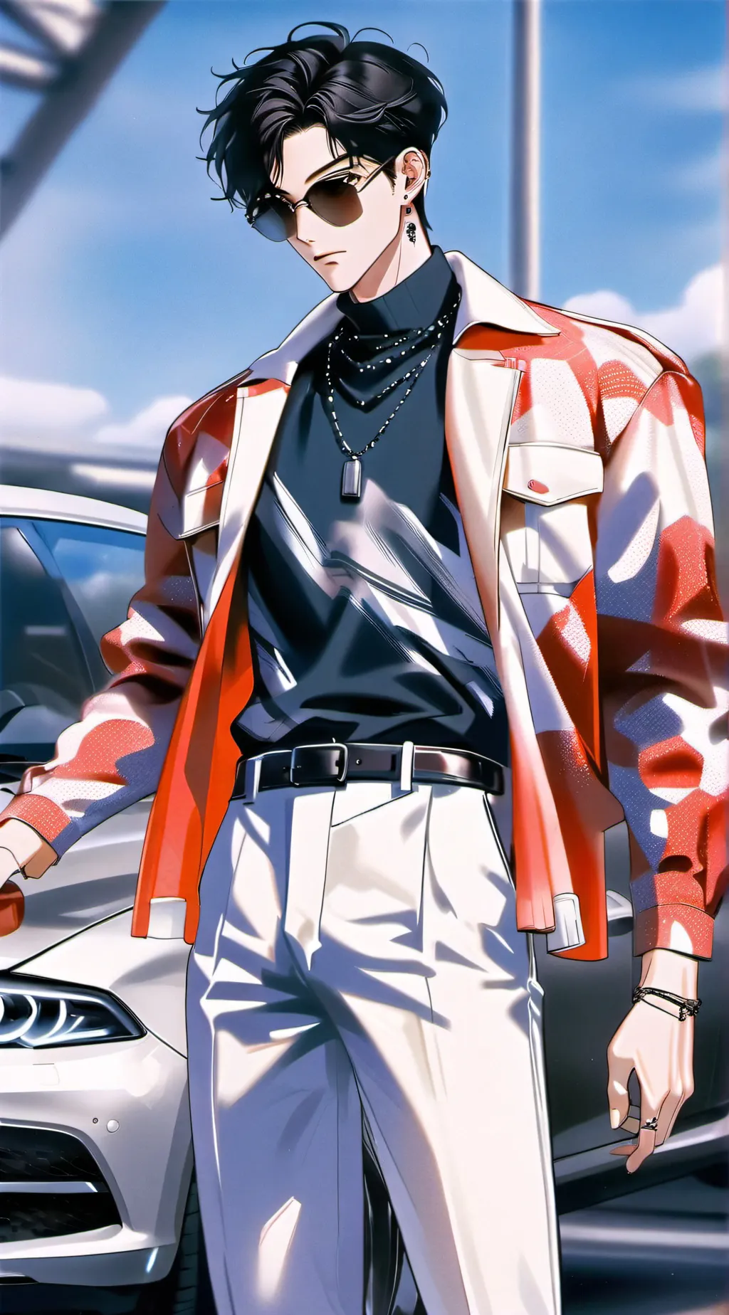 ai character: Mark  background