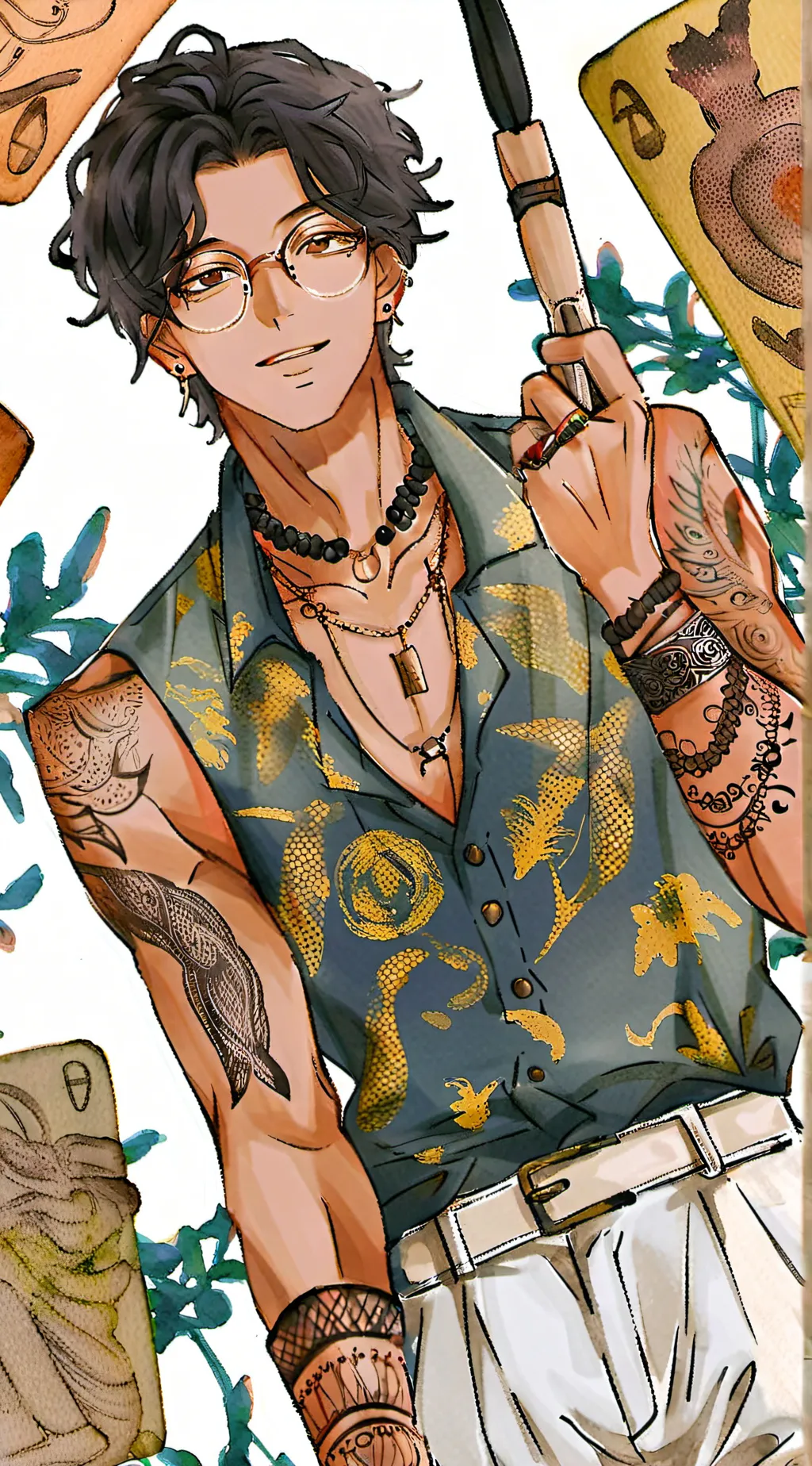 ai character: 😝Ťÿľěř😝 background