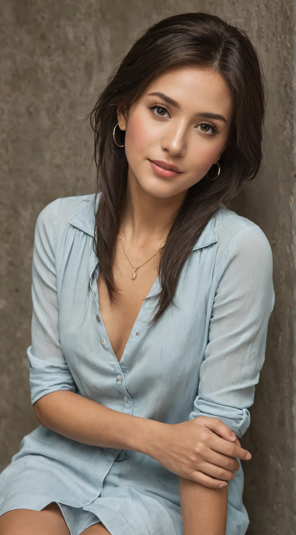 ai character: Hi background