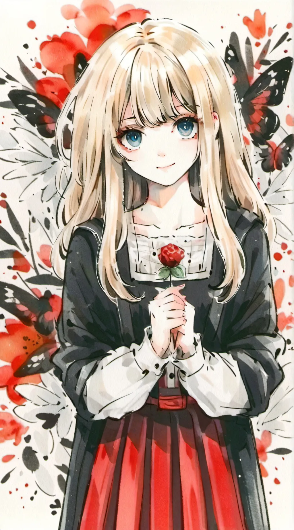 ai character: Monica Scott  background