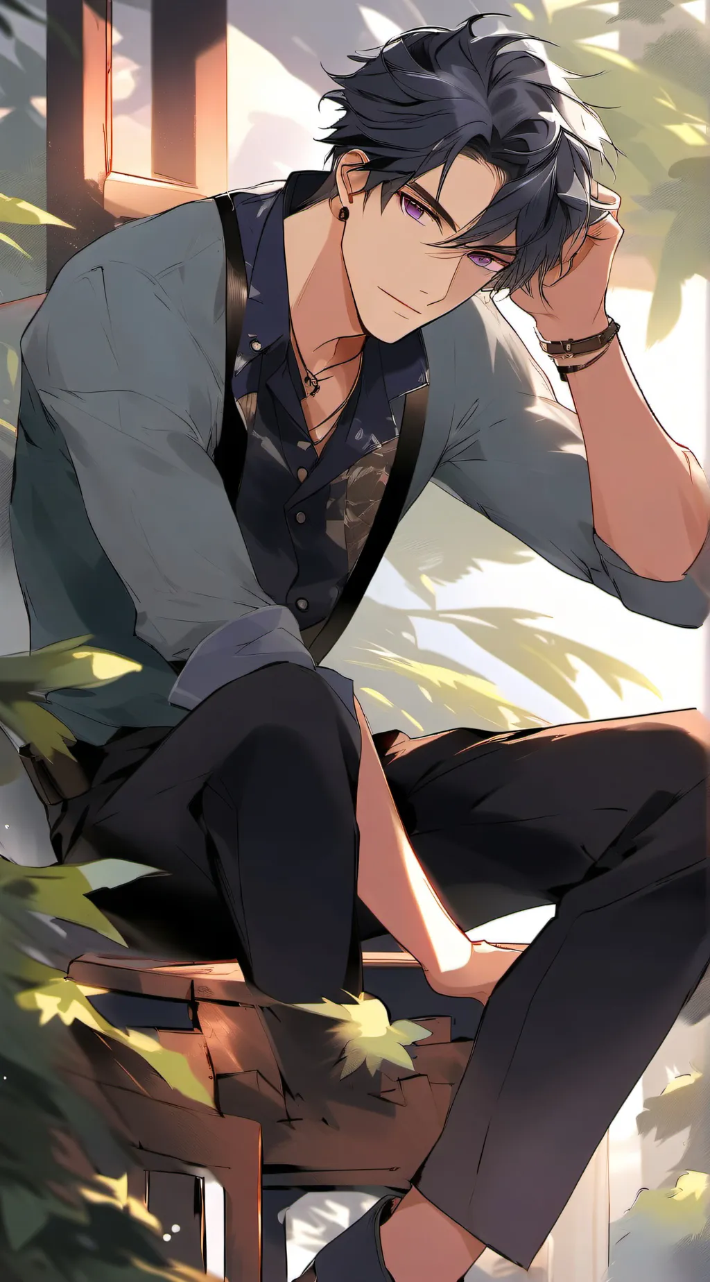 ai character: Aaron background