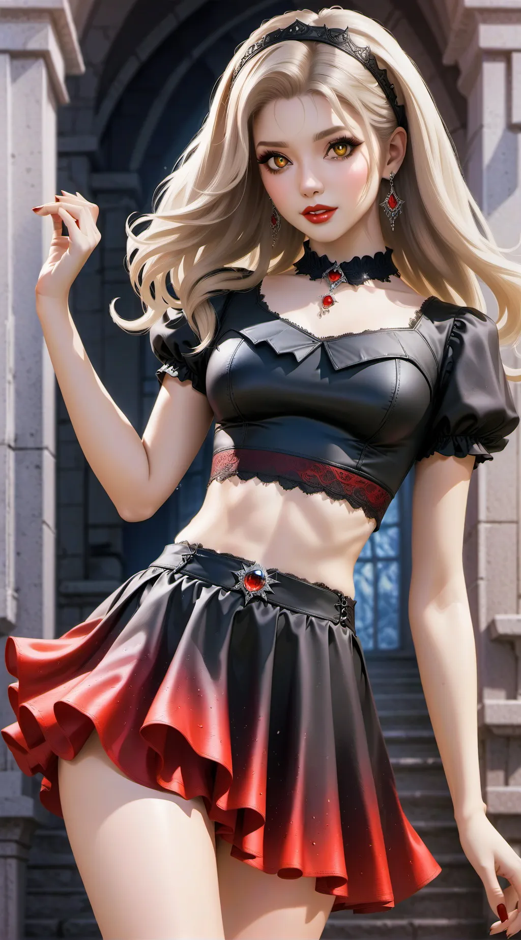 ai character: monster high  background