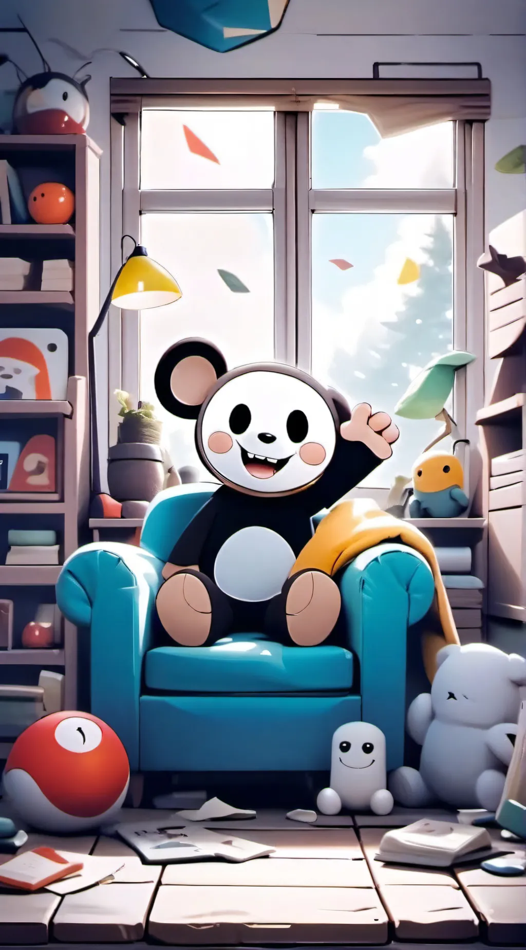 ai character: kevin background