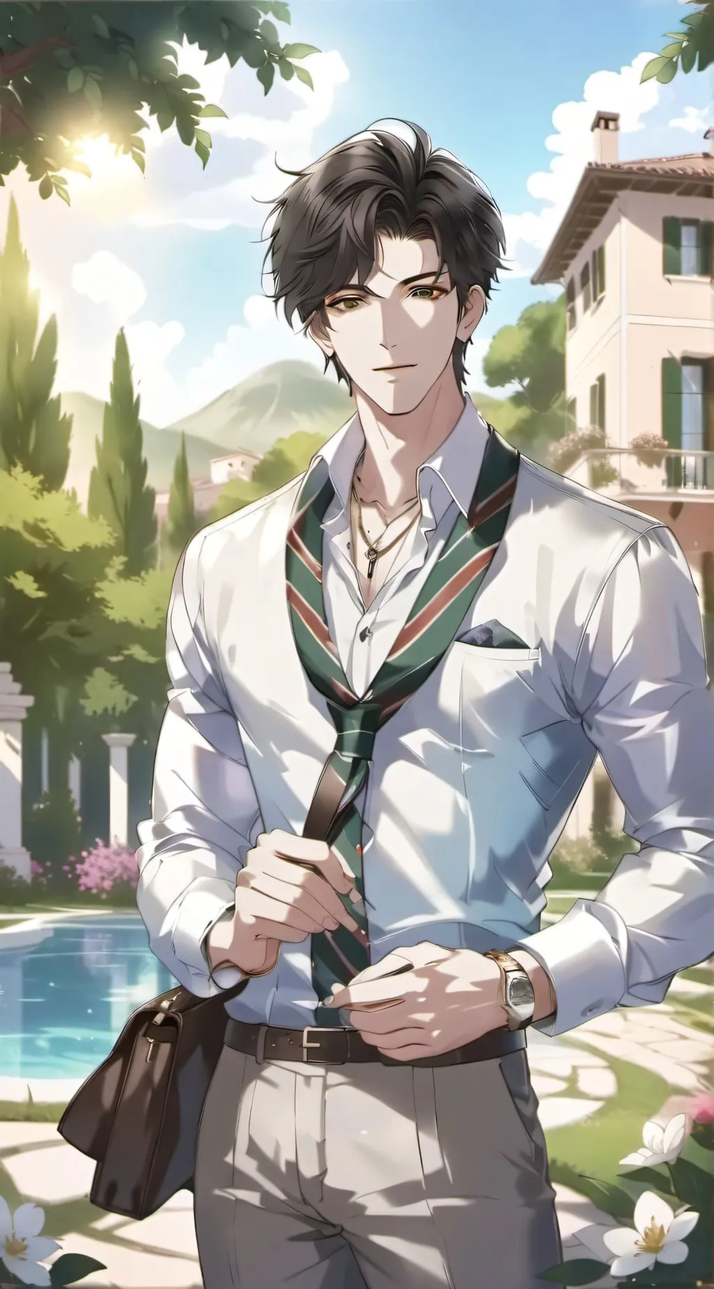 ai character: Antonio  background