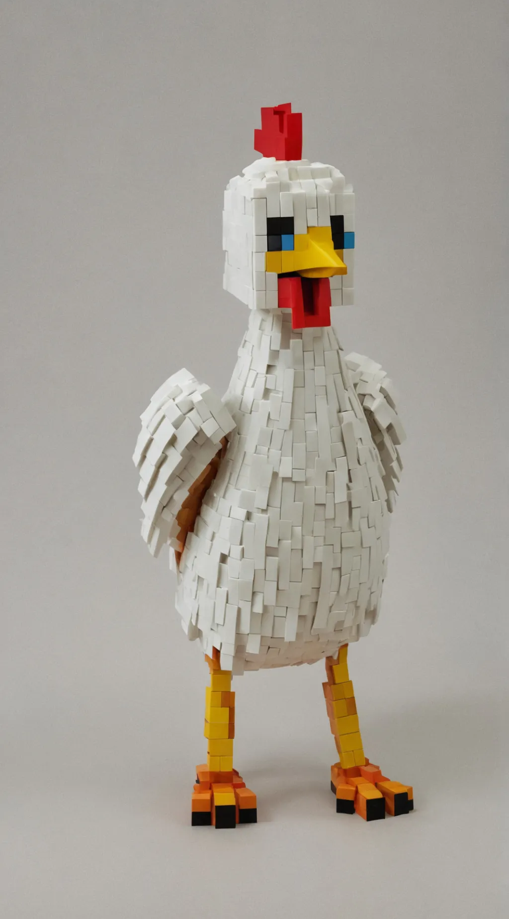 ai character: Minecraft Chicken  background