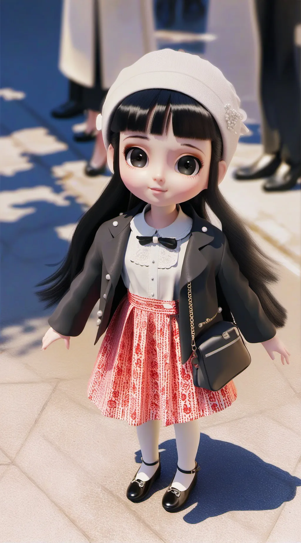 ai character: ￼ tulip￼ background