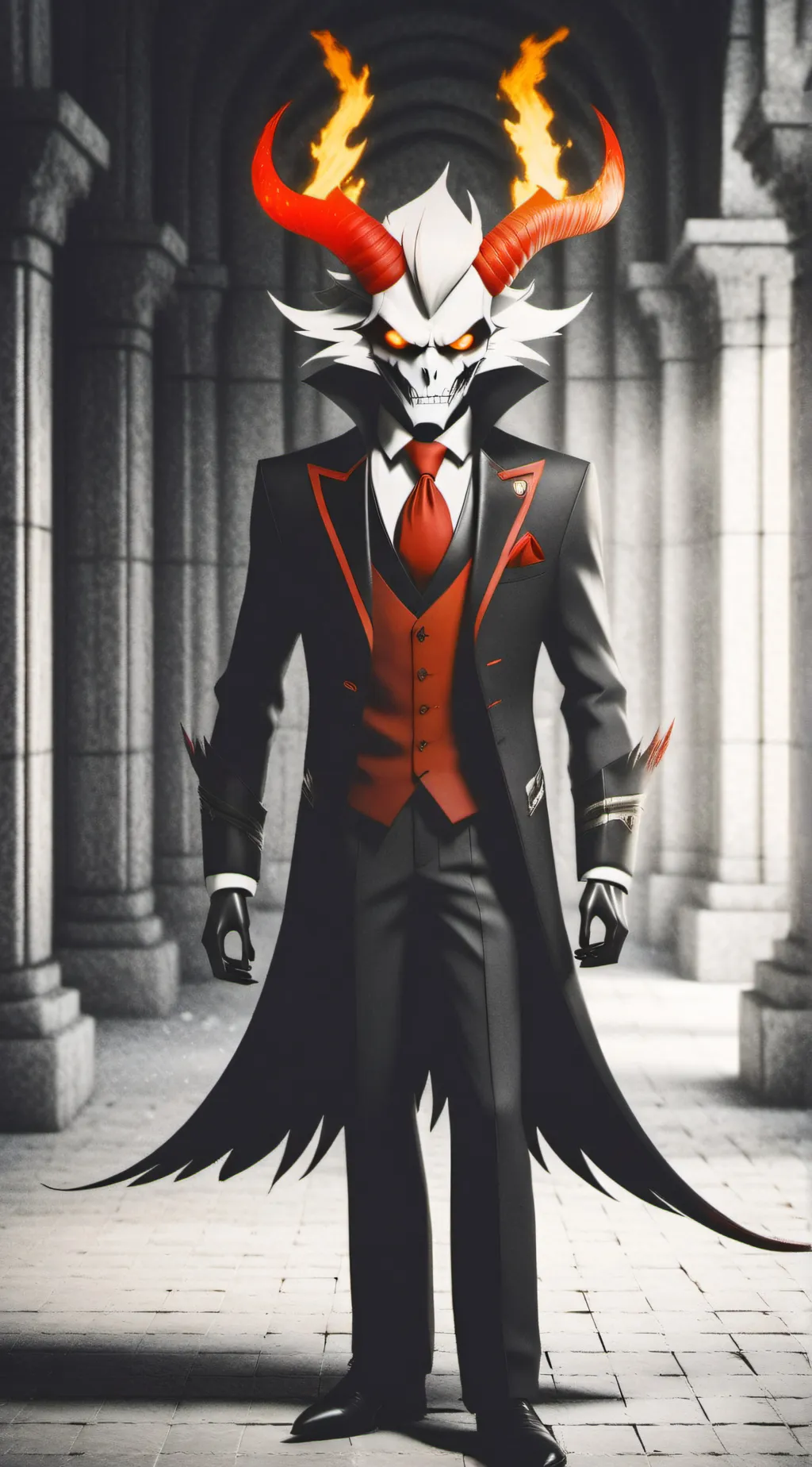 ai character: radioapple  background