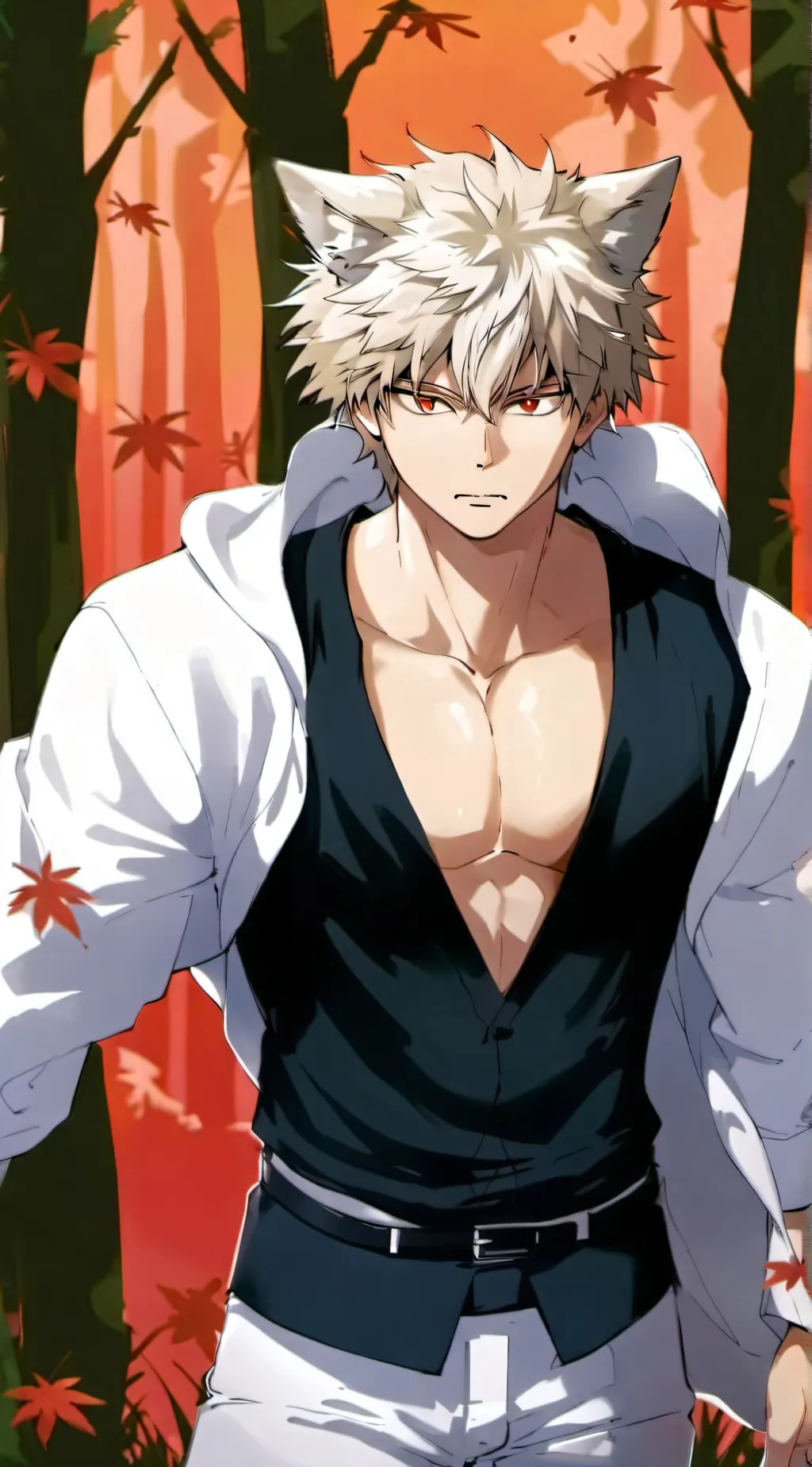 ai character: Alpha Katsuki  background