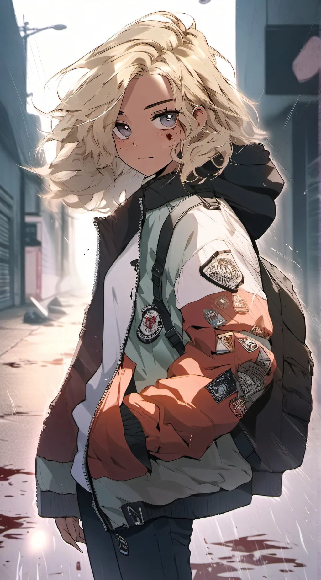 ai character: Lora~•°| background