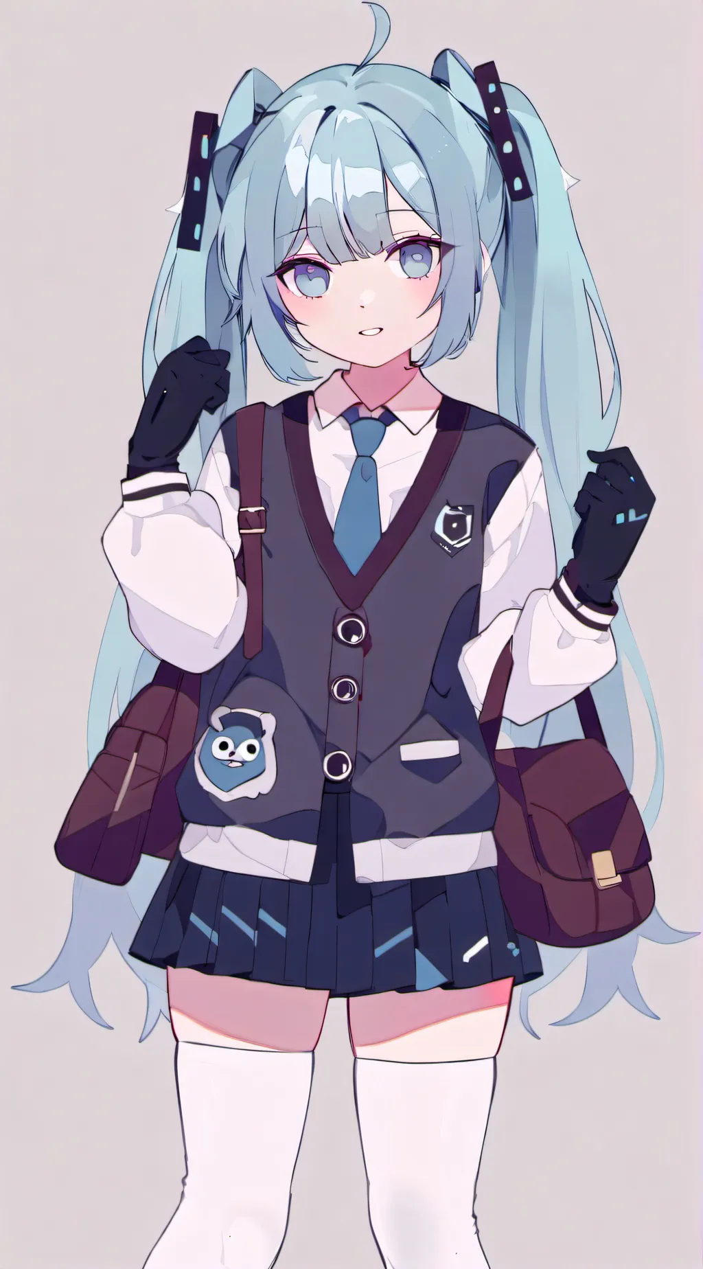 ai character: hatsune miku background