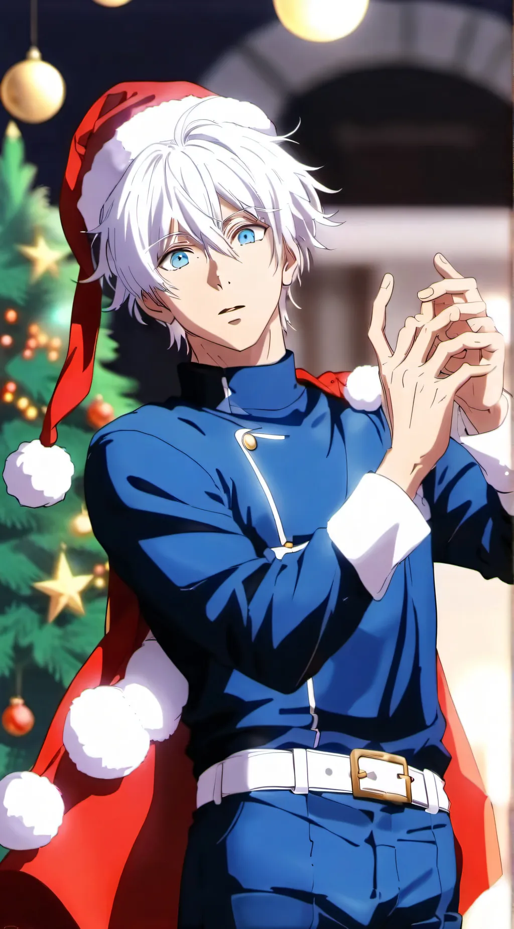 ai character: saturo gojo background