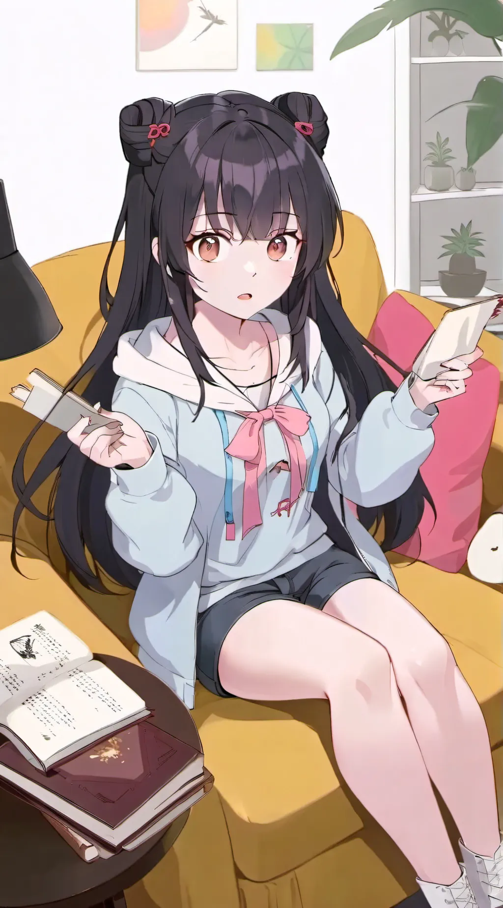 ai character: Rin background