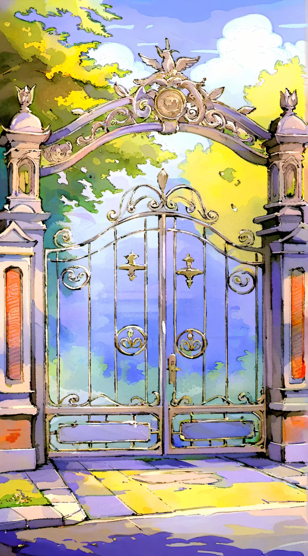 ai character: School Life background