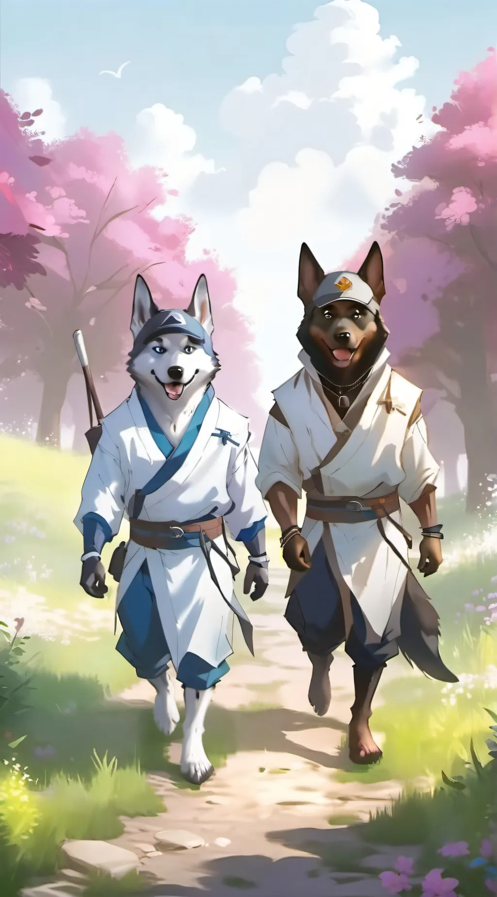 ai character: tom and dukin background