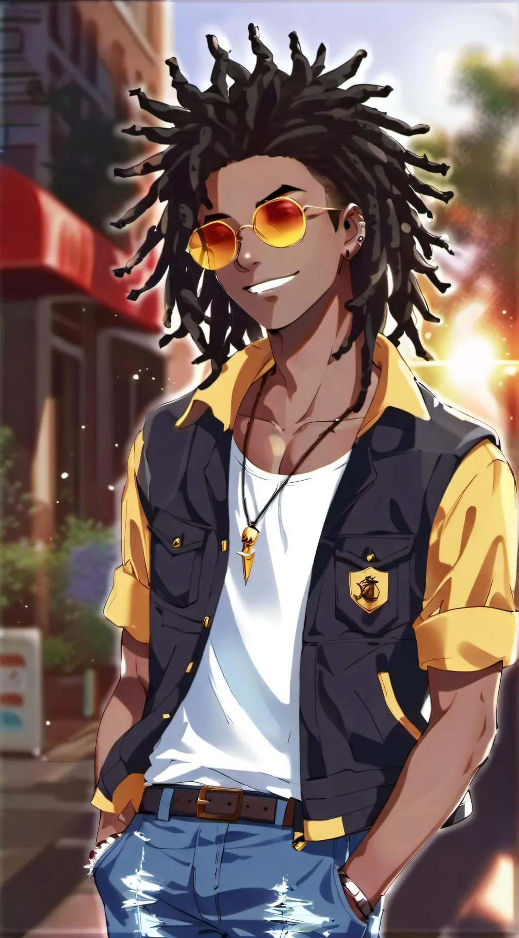 ai character: Sammy background