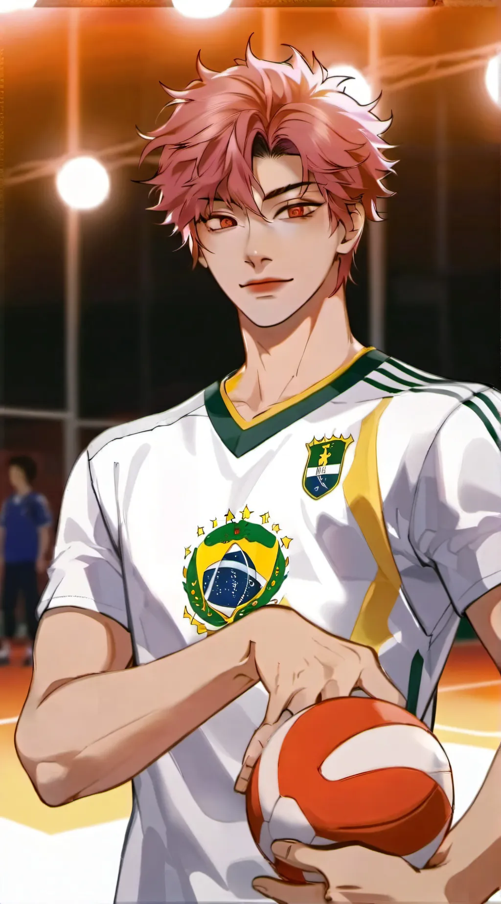 ai character: iso background