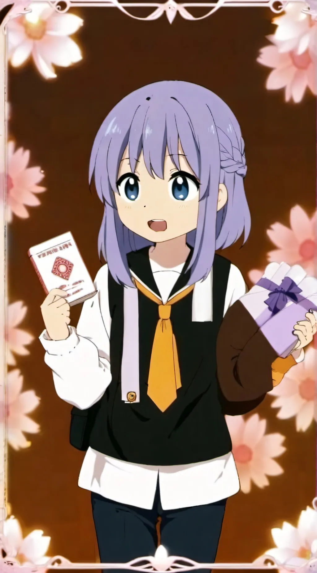 ai character: purple god  background