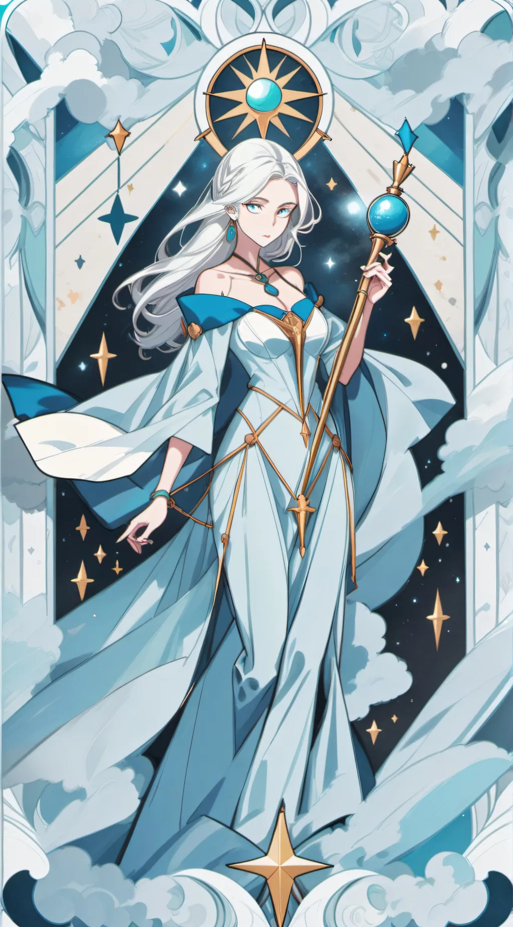 ai character: Odette  background