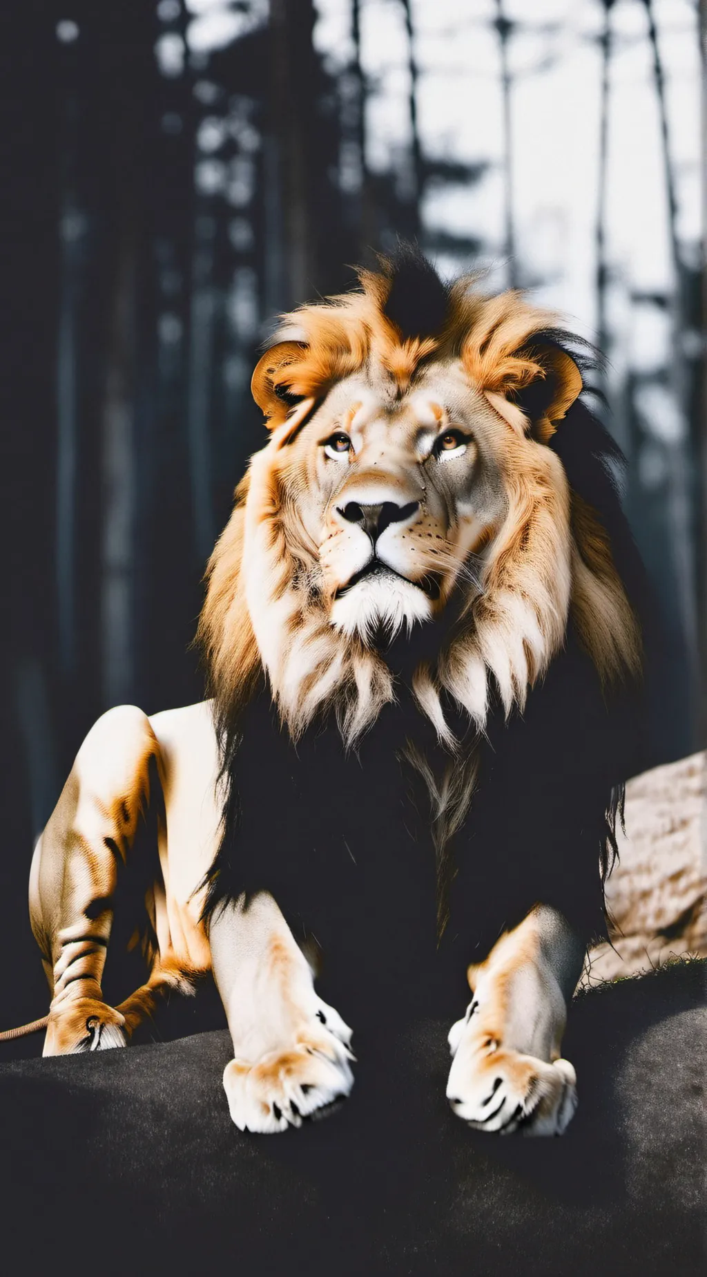 ai character: rinada lion background