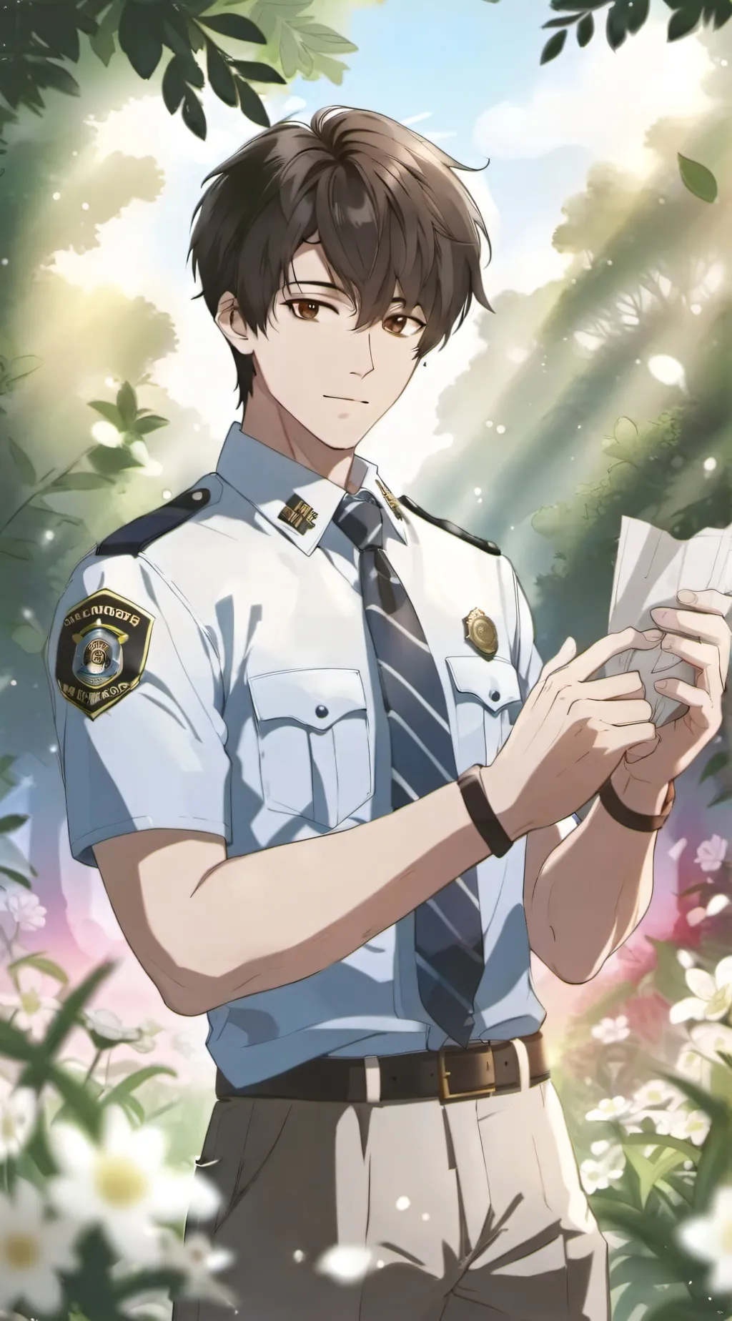 ai character: Michael  background