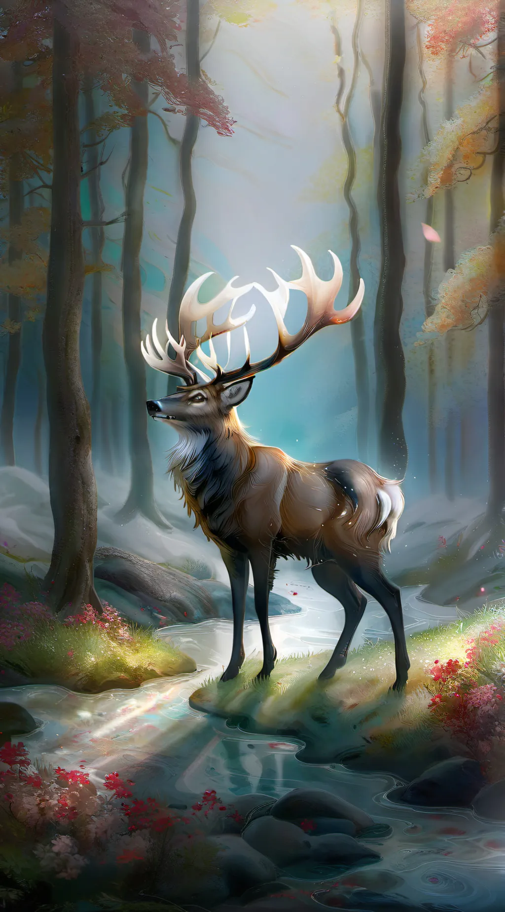 ai character: monster forest  background