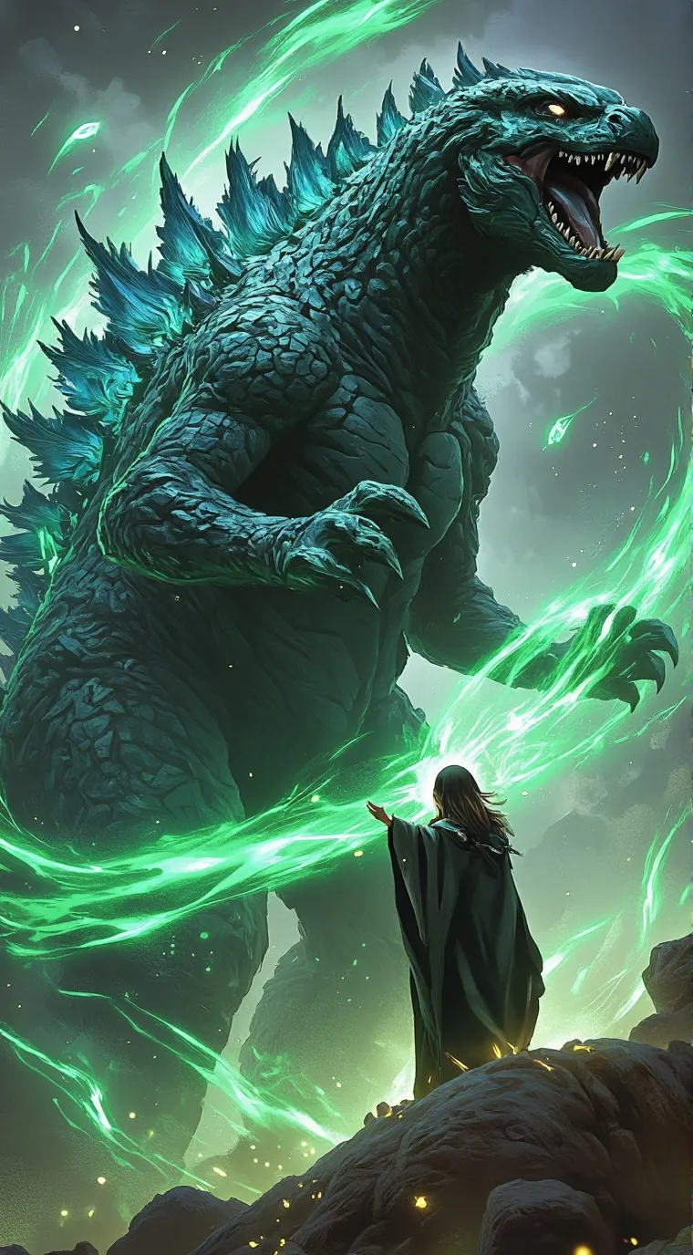 ai character: Monsterverse background