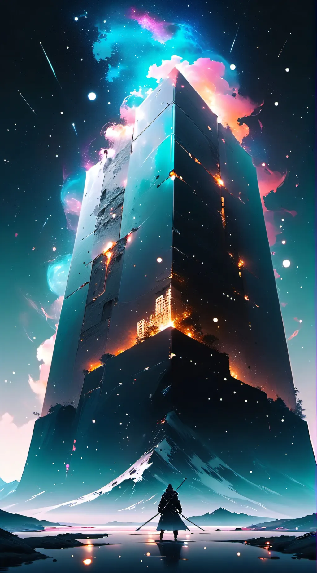 ai character: 2048 Tiles background