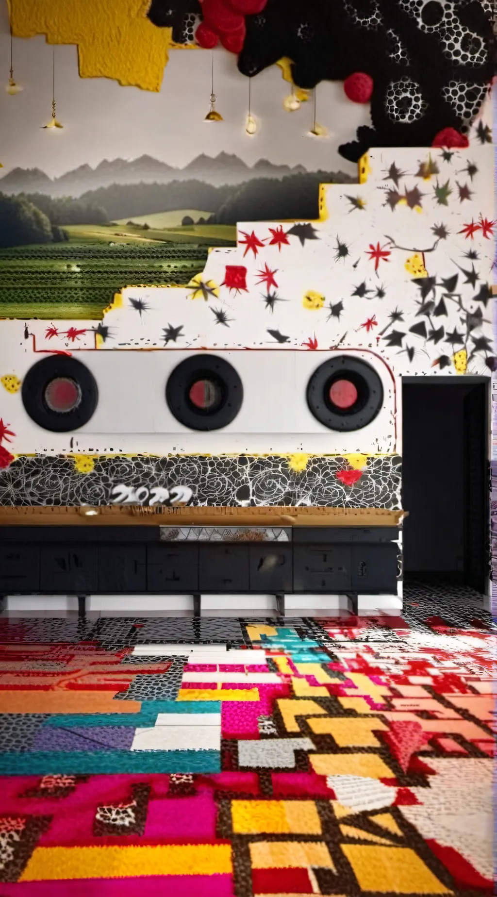 ai character: Class Halloween  background