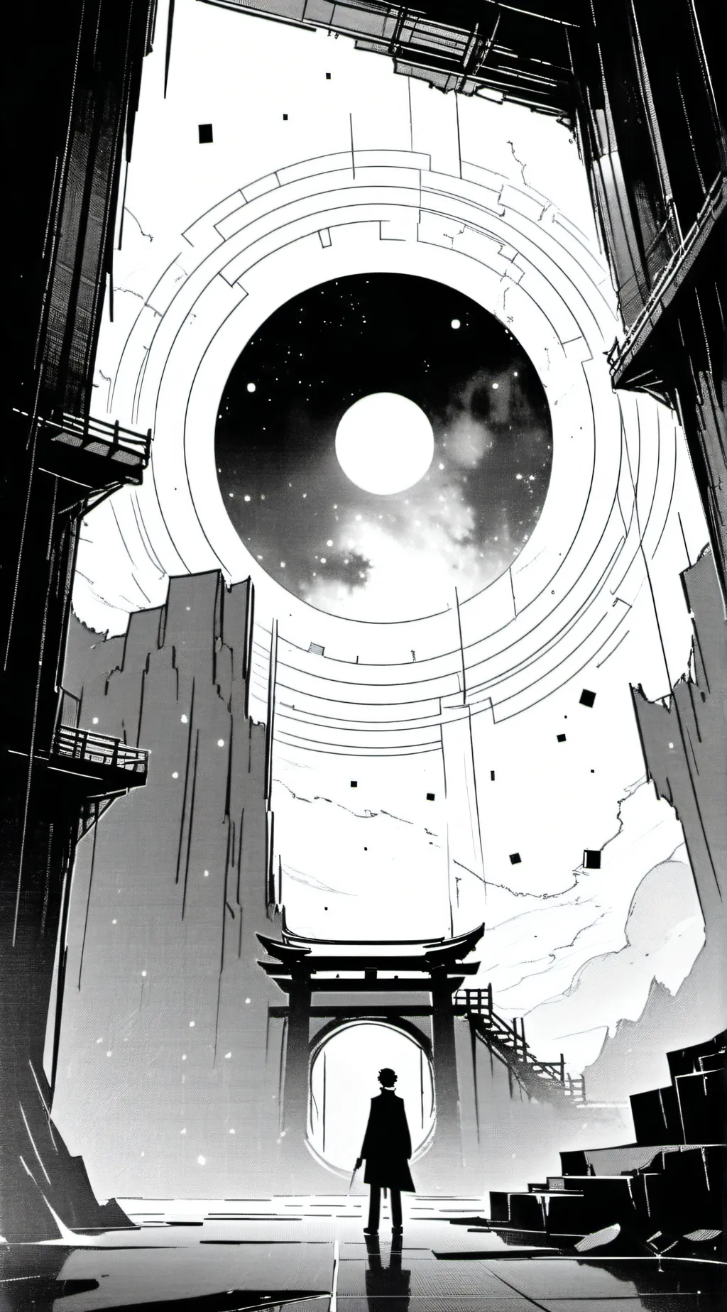 ai character: THE DECAYED background