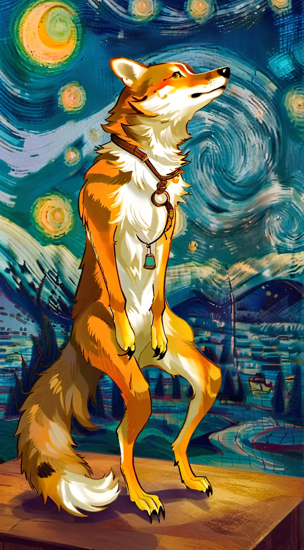 ai character: {FURRY INFECTION} background