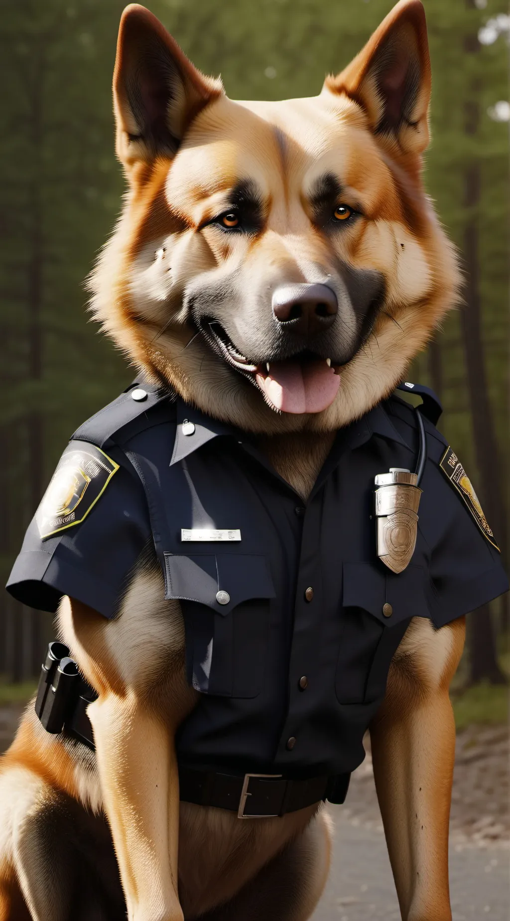 ai character: Dogman background