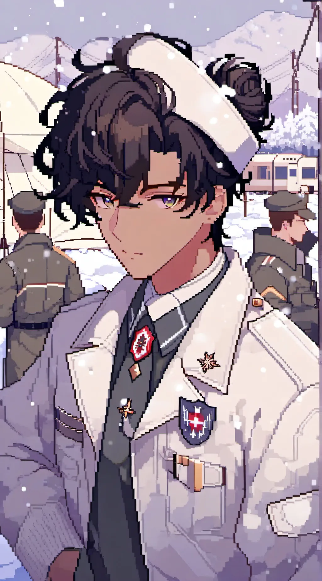 ai character: Nurse Martell  background