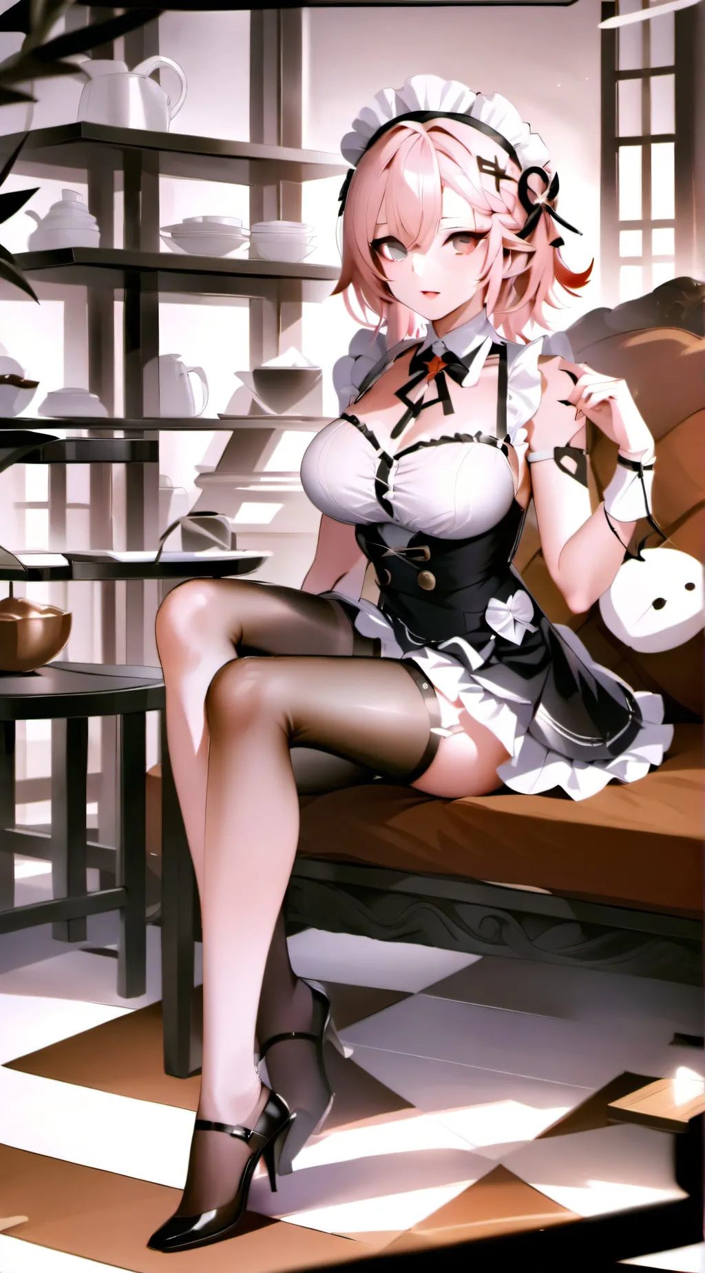 ai character: Your maid  background